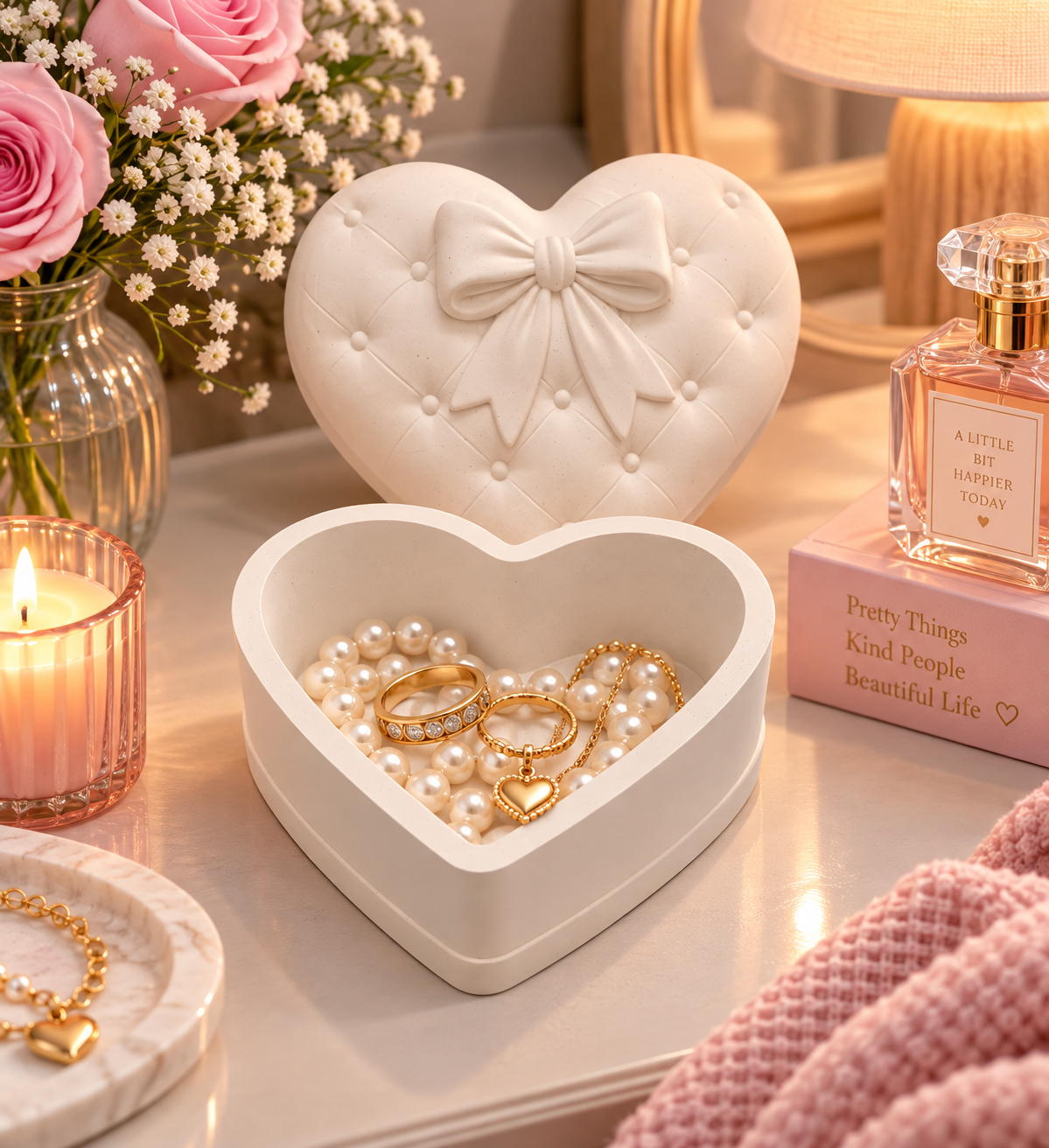 Medium Heart Jewellery Box