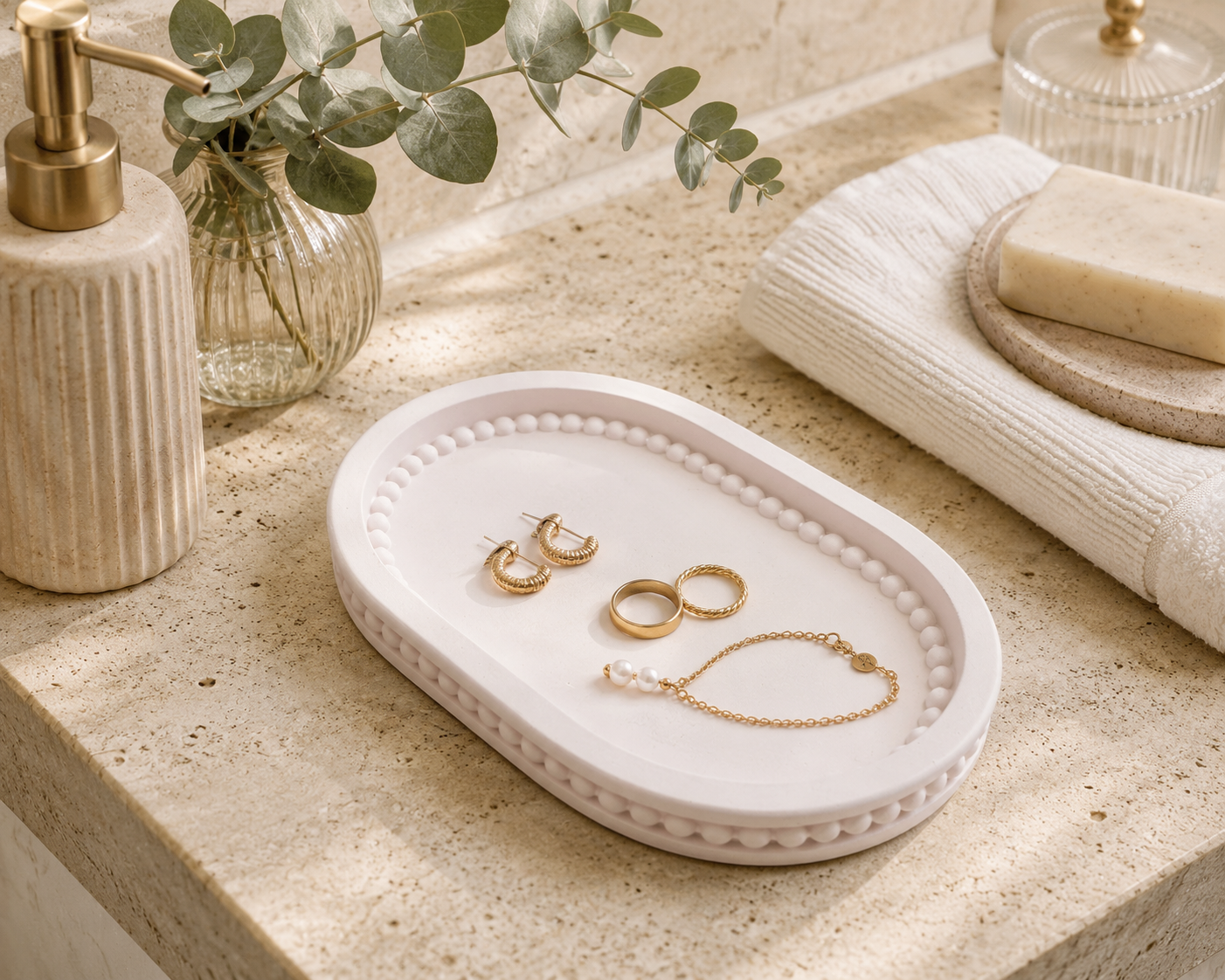 The Pearl Edge Trinket Tray