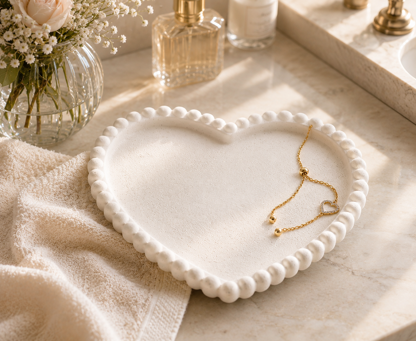 The Pearl Heart Tray