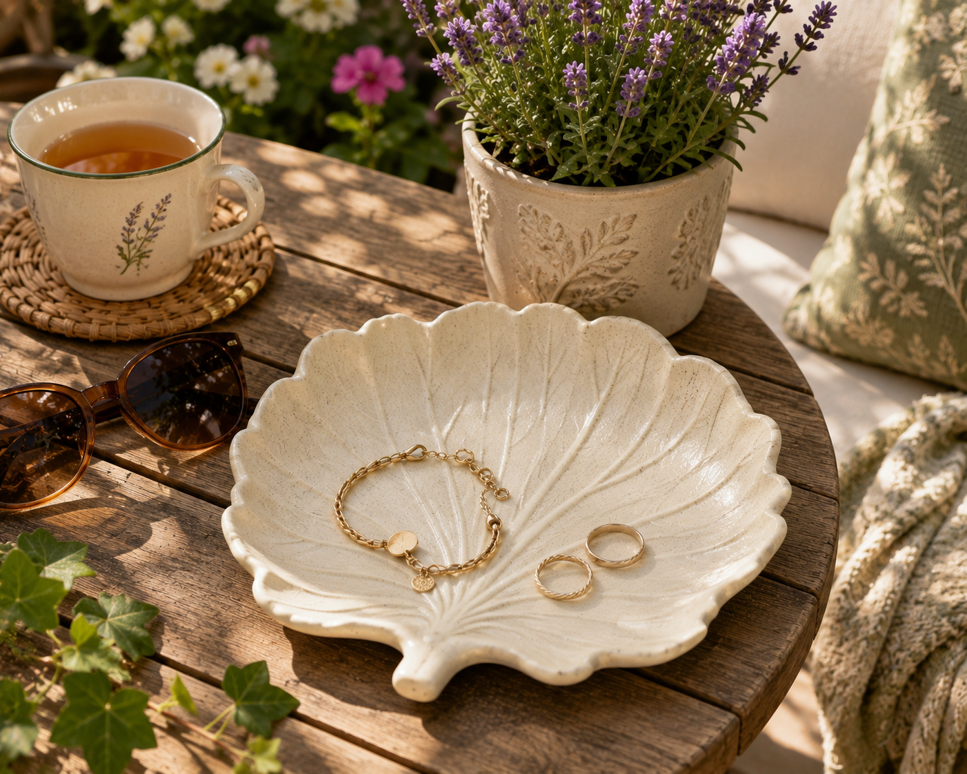 The Garden Leaf Trinket Tray