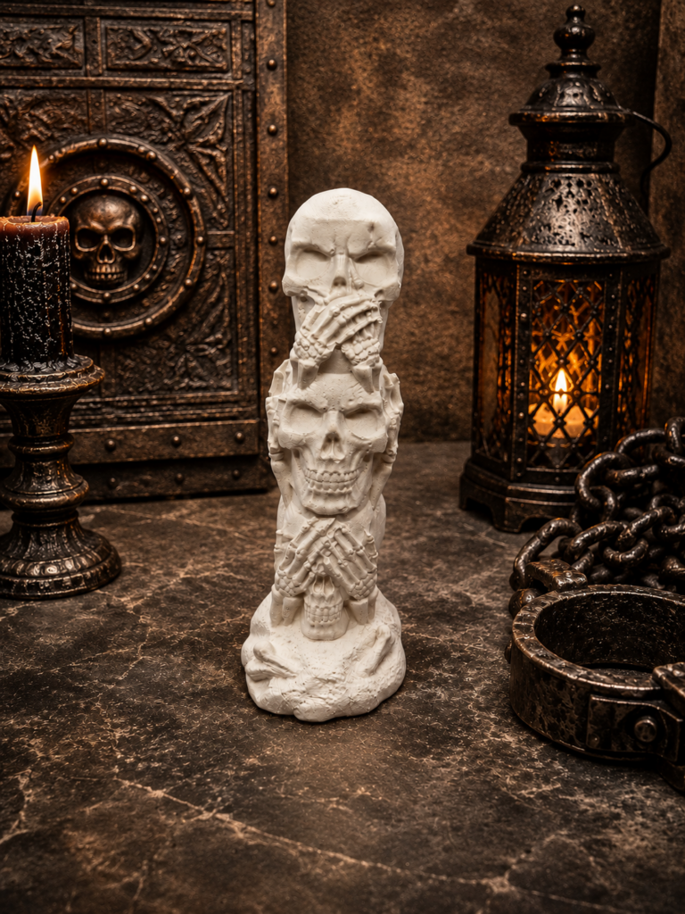 NR012 See, Hear & Speak No Evil Pillar