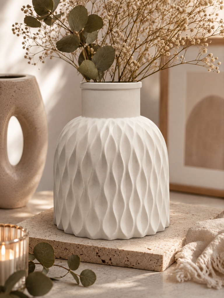 014. ML014 – Decorative vase – 10cm in height and 25cm circumference