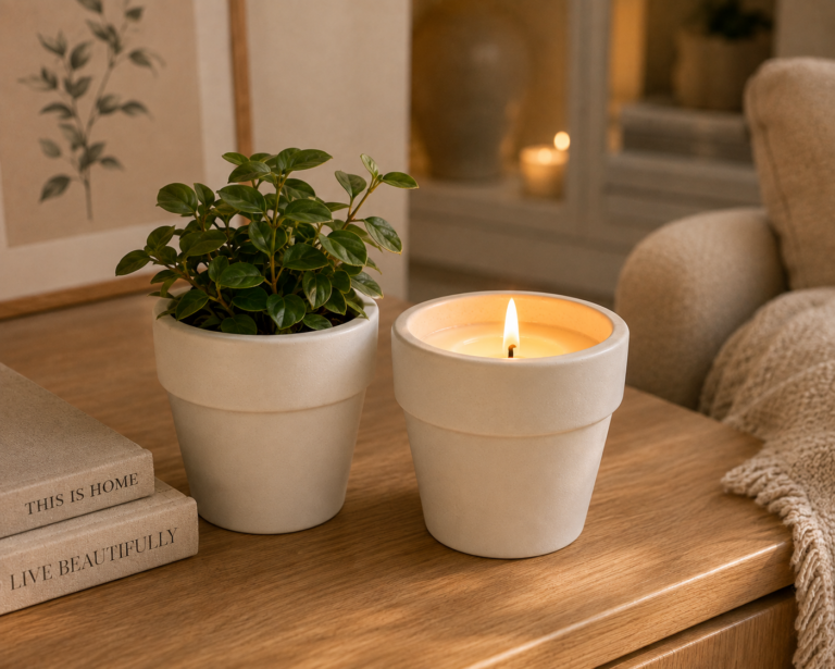 015. ML015 – Planter or Candle Pot – 8cm in height and 8.5cm diameter