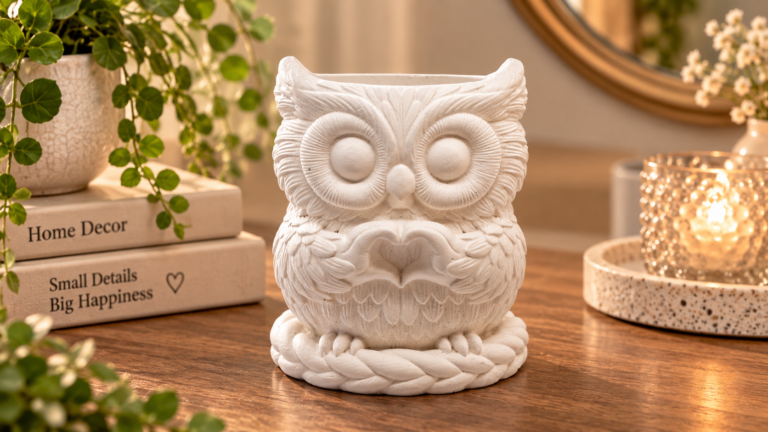 019. ML019 -Love Owl – 8.5cm in height and 7cm diameter