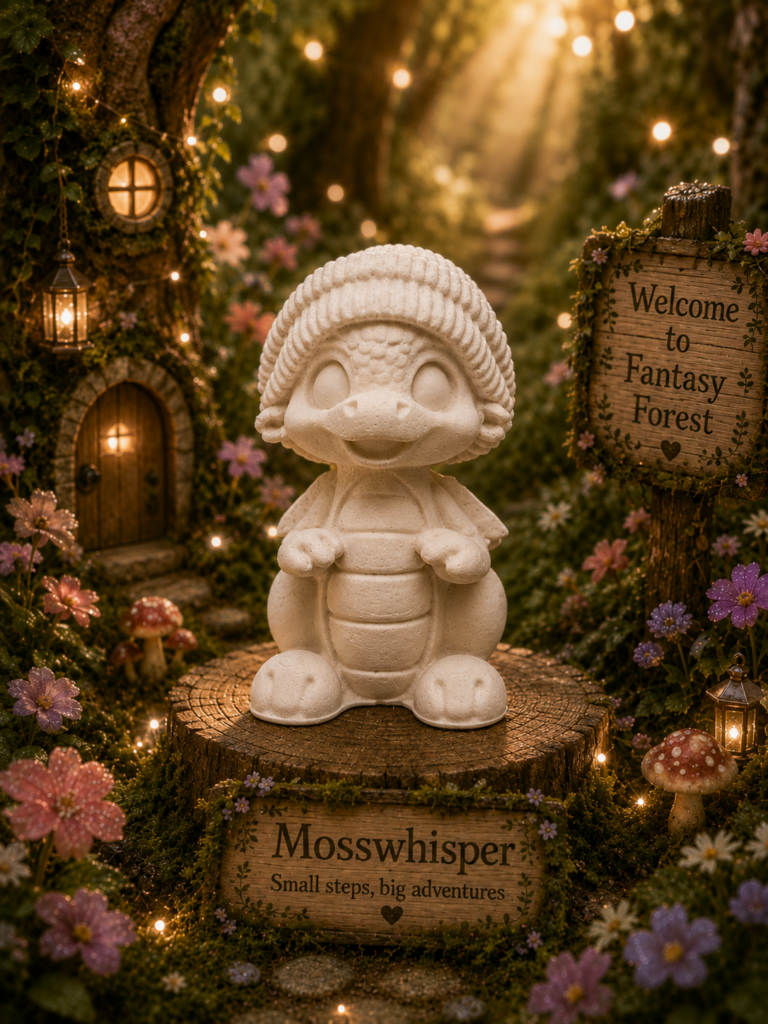 02. Mosswhisper – 7cm High x 4cm wide