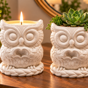 Love Owl Planter/Candle