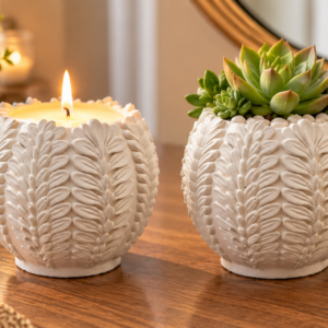 Embossed Planter/Candle