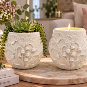 Enchanted Meadow Succulent Holder/Candle